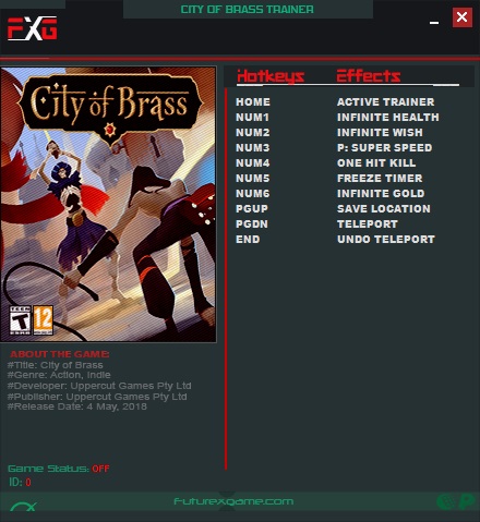 City of Brass v1.0 (64Bits) Trainer +7